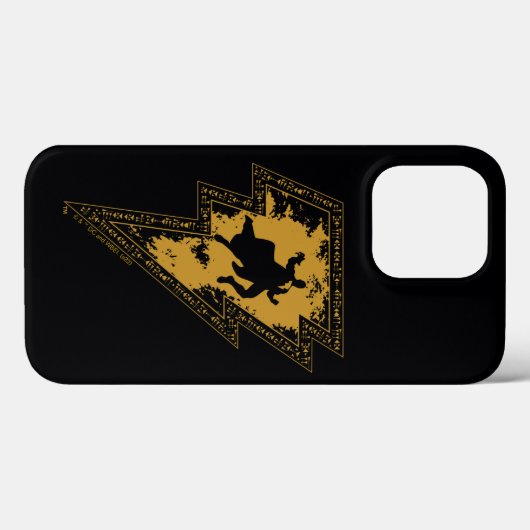Black Adam Distress Lightning Bolt Case-Mate iPhone Case (Achterkant (horizontaal))