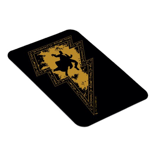 Black Adam Distress Lightning Bolt Magneet (Rechterzijde)