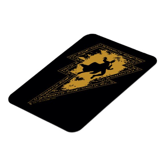 Black Adam Distress Lightning Bolt Magneet (Linkerzijde)