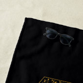 Black Adam Distress Lightning Bolt Strandlaken (In situ)