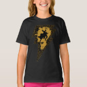 Black Adam Distress Lightning Bolt T-shirt (Voorkant)