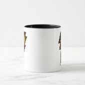 Black Adam Distressed Lightning Bolt Graphic Mok (Midden)