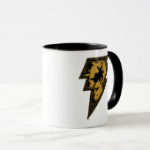 Black Adam Distressed Lightning Bolt Graphic Mok (Voorkant rechts)