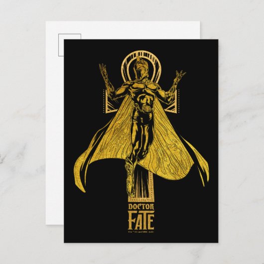 Black Adam | Doctor Fate Character Graphic Briefkaart (Voorkant / Achterkant)