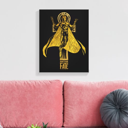 Black Adam | Doctor Fate Character Graphic Canvas Afdruk (Insitu (Woonkamer))