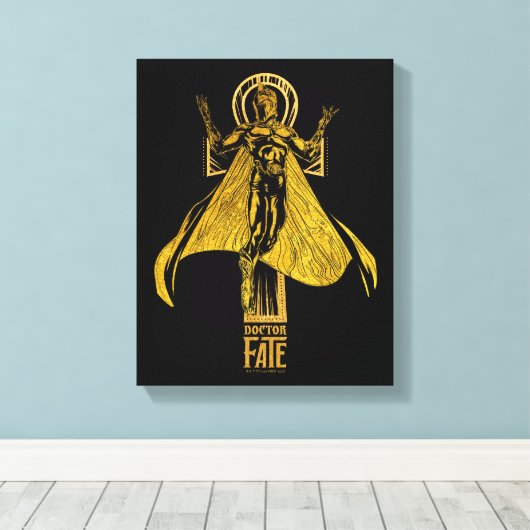 Black Adam | Doctor Fate Character Graphic Canvas Afdruk (Insitu (Houten vloer))
