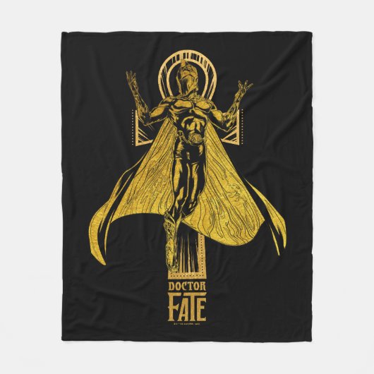 Black Adam | Doctor Fate Character Graphic Fleece Deken (Voorkant)