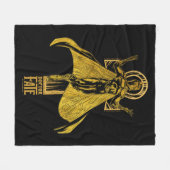 Black Adam | Doctor Fate Character Graphic Fleece Deken (Voorkant (Horizontaal))