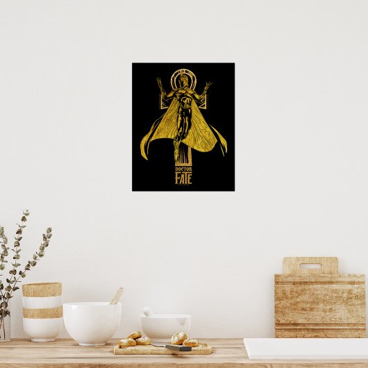 Black Adam | Doctor Fate Character Graphic Poster (Keuken)