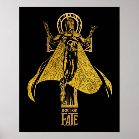Black Adam | Doctor Fate Character Graphic Poster (Voorkant)