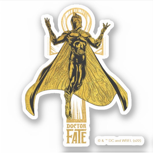 Black Adam | Doctor Fate Character Graphic Sticker (Voorkant)