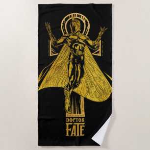 Black Adam Doctor Fate Karakter Grafisch Strandlaken