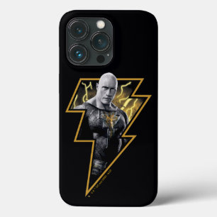 Black Adam Grey en Gold Lightning Graphic Case-Mate iPhone Case