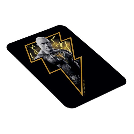 Black Adam Grey en Gold Lightning Graphic Magneet (Rechterzijde)