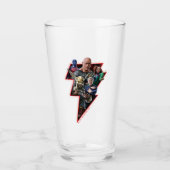 Black Adam Group Lightning Graphic Glas (Voorkant)