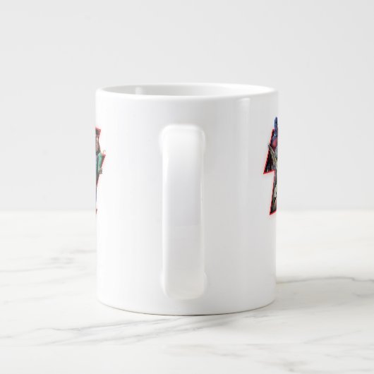 Black Adam Group Lightning Graphic Grote Koffiekop (Achterkant)