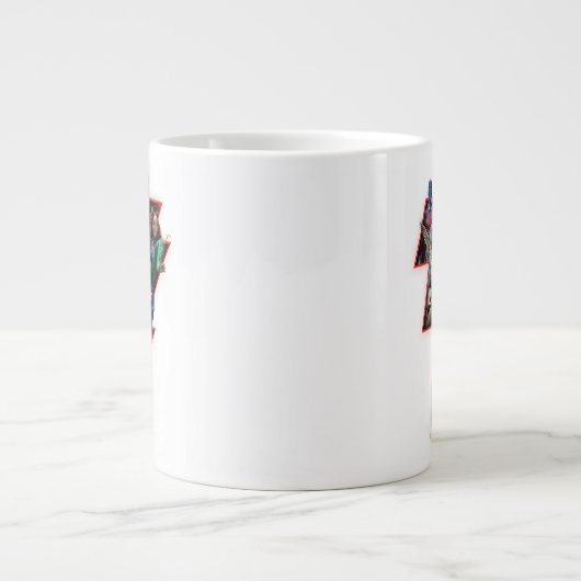 Black Adam Group Lightning Graphic Grote Koffiekop (Voorkant)