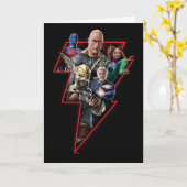 Black Adam Group Lightning Graphic Kaart (Gele Bloem)