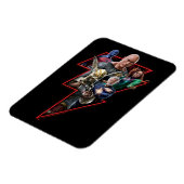 Black Adam Group Lightning Graphic Magneet (Linkerzijde)