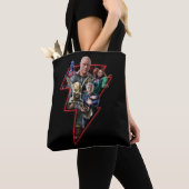 Black Adam Group Lightning Graphic Tote Bag (Dichtbij)