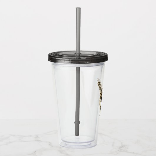 Black Adam Hawkman Helmet Graphic Acryl Drinkbeker (Rechts)