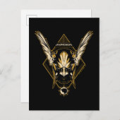Black Adam | Hawkman Helmet Graphic Briefkaart (Voorkant / Achterkant)