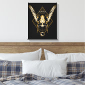 Black Adam | Hawkman Helmet Graphic Canvas Afdruk (Insitu (Slaapkamer))