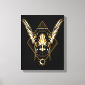 Black Adam | Hawkman Helmet Graphic Canvas Afdruk (Voorkant)