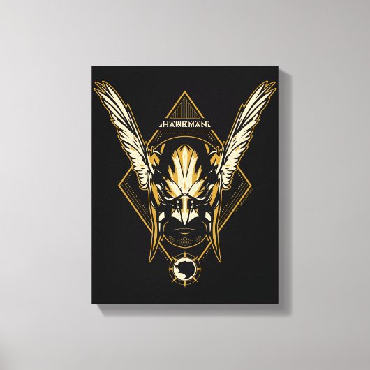 Black Adam | Hawkman Helmet Graphic Canvas Afdruk (Voorkant)