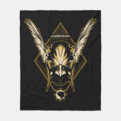 Black Adam | Hawkman Helmet Graphic Fleece Deken (Voorkant)