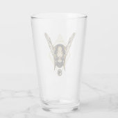 Black Adam Hawkman Helmet Graphic Glas (Achterkant)