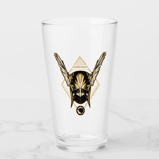 Black Adam Hawkman Helmet Graphic Glas (Voorkant)