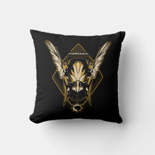 Black Adam Hawkman Helmet Graphic Kussen