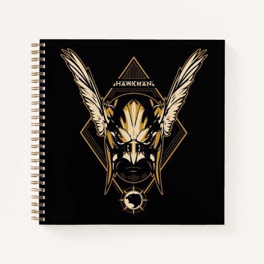 Black Adam | Hawkman Helmet Graphic Notitieboek (Voorkant)
