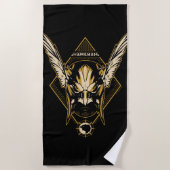 Black Adam | Hawkman Helmet Graphic Strandlaken (Voorkant)