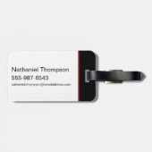 Black Adam Justice Society Heroes In Stripes Bagagelabel (Achterkant horizontaal)