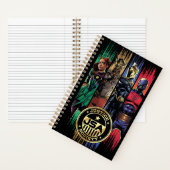 Black Adam Justice Society Heroes In Stripes Notitieboek (Binnen)