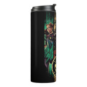 Black Adam Justice Society Heroes In Stripes Thermosbeker (Gedraaid links)