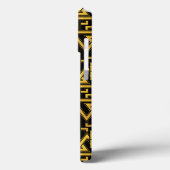 Black Adam Lightning Bolt driehoekig patroon Case-Mate iPhone Case (Achterkant / Links)