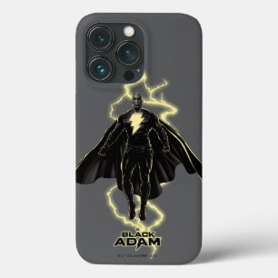 Black Adam Lightning Silhouette Graphic Case-Mate iPhone Case
