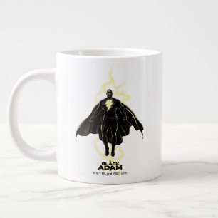 Black Adam Lightning Silhouette Graphic Grote Koffiekop