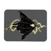 Black Adam Lightning Silhouette Graphic Magneet (Horizontaal)