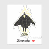 Black Adam Lightning Silhouette Graphic Sticker (Vel)