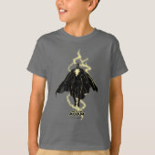 Black Adam Lightning Silhouette Graphic T-shirt (Voorkant)