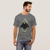 Black Adam Lightning Silhouette Graphic T-shirt (Voorkant volledig)