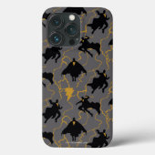 Black Adam Lightning Silhouette Pattern Case-Mate iPhone Case (Achterkant)