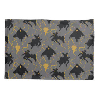 Black Adam Lightning Silhouette Pattern Kussensloop