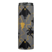 Black Adam Lightning Silhouette Pattern Thermosbeker (Achterkant)