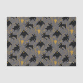 Black Adam Lightning Silhouette Pattern Tissuepapier (Voorkant)