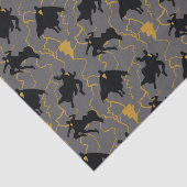 Black Adam Lightning Silhouette Pattern Tissuepapier (Detail)